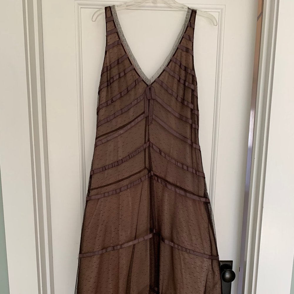 Unique Sheer Midi with Pink Lining & Tulle Netting